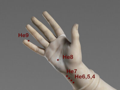 Herzpunkte Hand